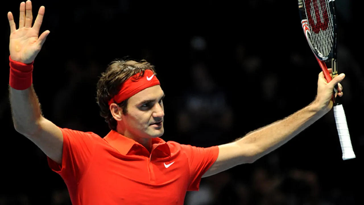 Roger Federer, victorie împotriva lui Andy Murray la Turneul Campionilor