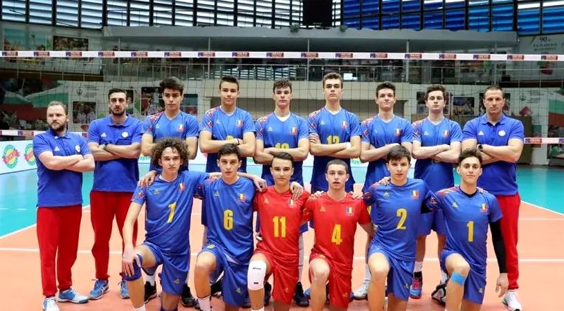 Volei: naționala masculină Under 18 a ocupat locul 3 la turneul balcanic de calificare la Euro