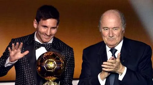 Messi a intrat în istorie:** „Este uimitor că am primit pentru a patra oară Balonul de Aur”