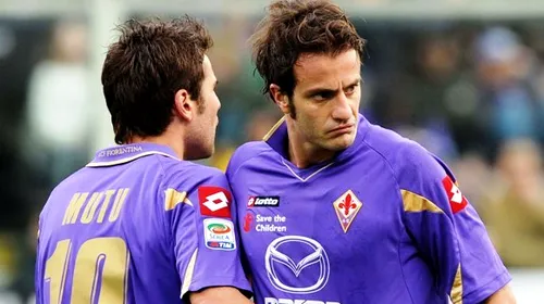 „Fiorentina-Juve, un meci între două talente extraordinare: Mutu și Del Piero”