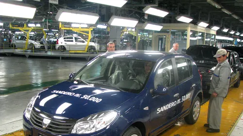 Dacia a produs deja 50.000 de automobile Sandero