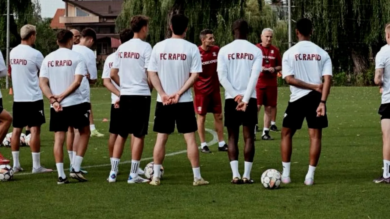 A cerut trei transferuri urgente pentru Rapid: 