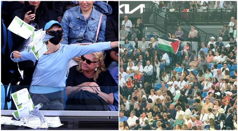 Incidente de necrezut la finala Australian Open! O femeie care a strigat „Palestina liberă