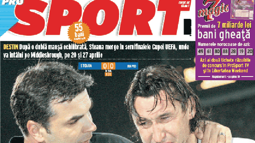 2006 – Steaua accede în semifinalele cupei UEFA