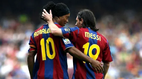 FOTO | „Țeapa” dată de Ronaldinho celor de la Barcelona! Brazilianul a fost invitat la meciul cu Deportivo, dar a preferat să meargă la plajă