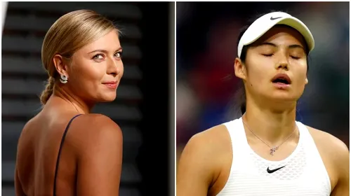 Maria Sharapova îi oferă un sfat din proprie experiență Emmei Răducanu după criticile primite: „Când ești tânără și ai succes…”