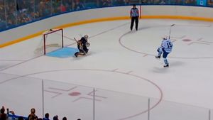 Trick de excepție reușit de un jucător din NHL - VIDEO