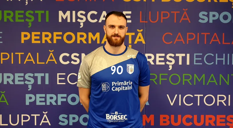 CSM București a anunțat primul transfer și pentru echipa masculină de handbal!
