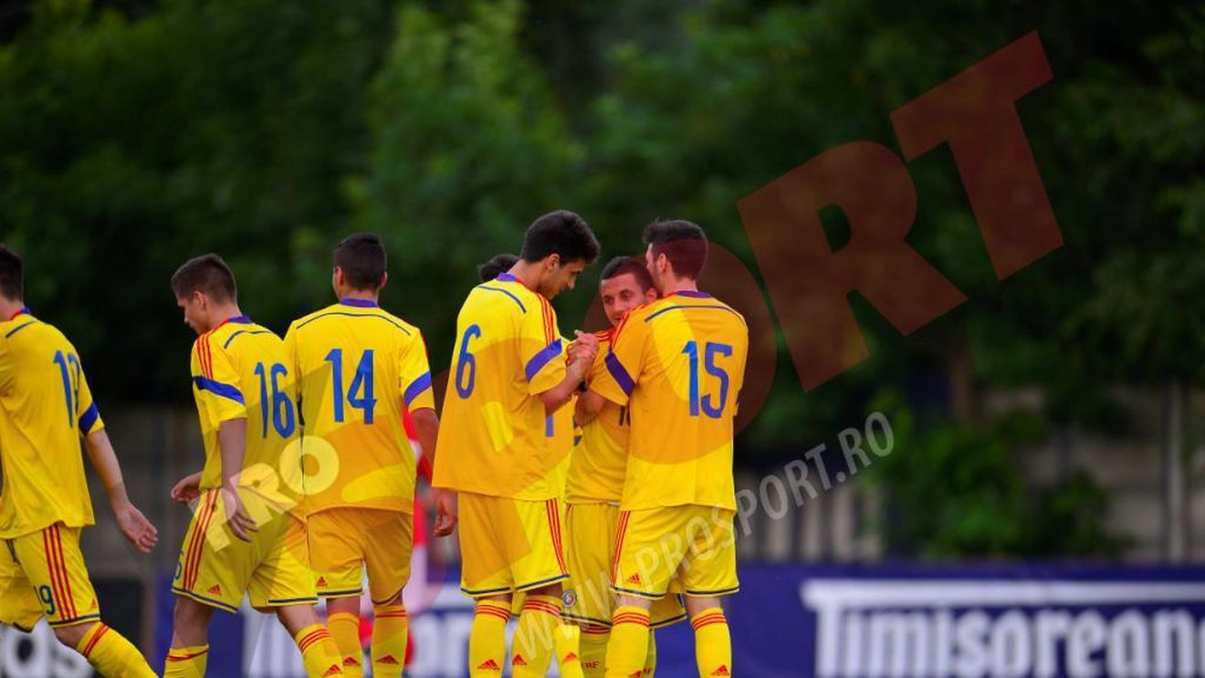 Naționala under 19 a României, învinsă de Danemarca într-un meci amical