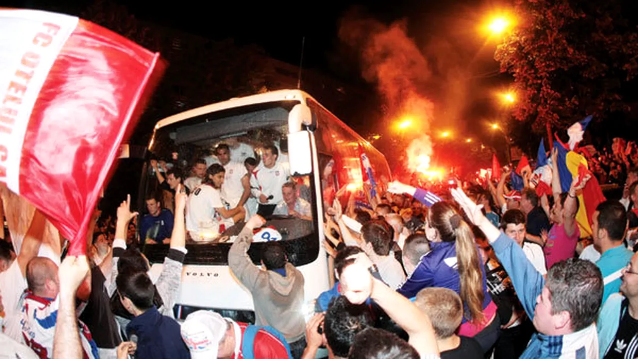 10 autocare pentru deplasare!** Gălățenii speră să aibă în tribune peste 20.000 de spectatori cu Benfica