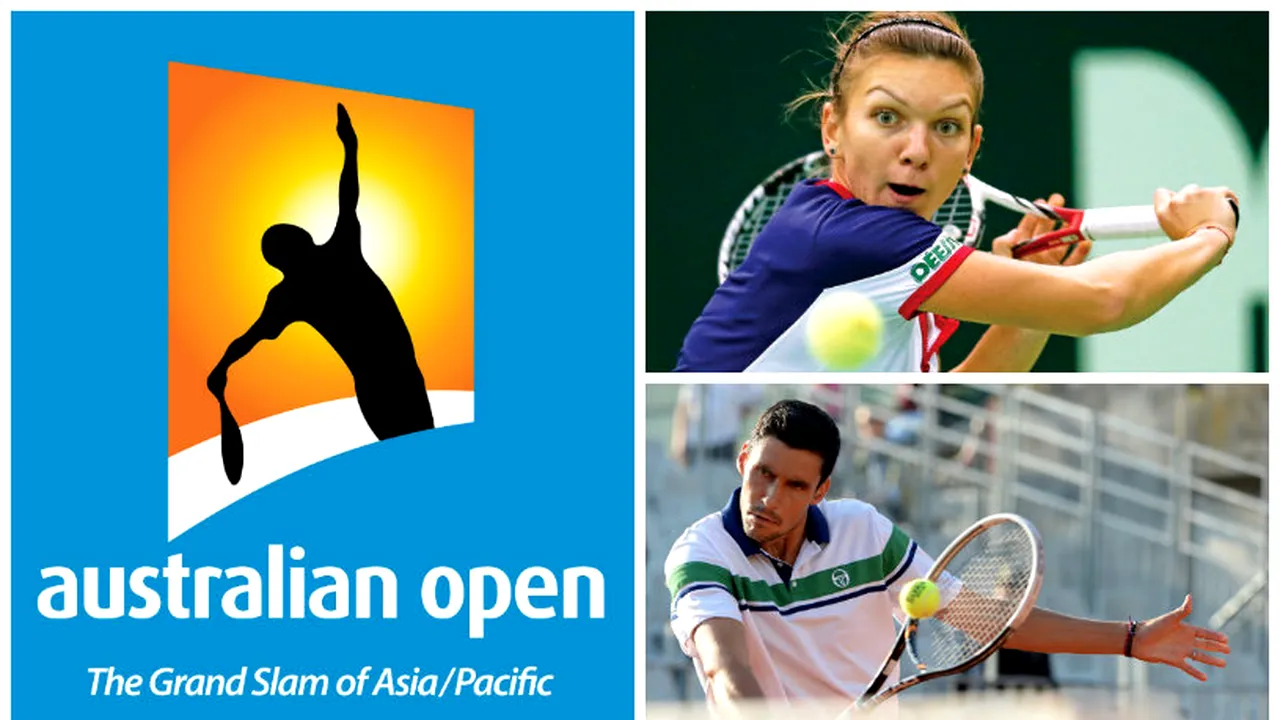 Tragere cu noroc la Australian Open! Hănescu și Halep vor întâlni jucători veniți din calificări! Adversarele fetelor noastre și posibilele meciuri din turul doi
