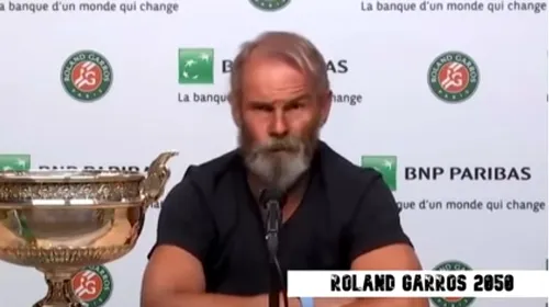 Gluma lui Daniil Medvedev când a văzut pamfletul cu Rafael Nadal, câştigător la Roland Garros în anul 2050: „Sper că până atunci…” | VIDEO
