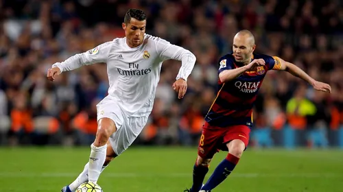O repriză de SHOW. Barcelona – Real Madrid 1-2. Ronaldo decide El Clasico în minutul 85. Echipa lui Zidane se apropie la șapte puncte de catalani