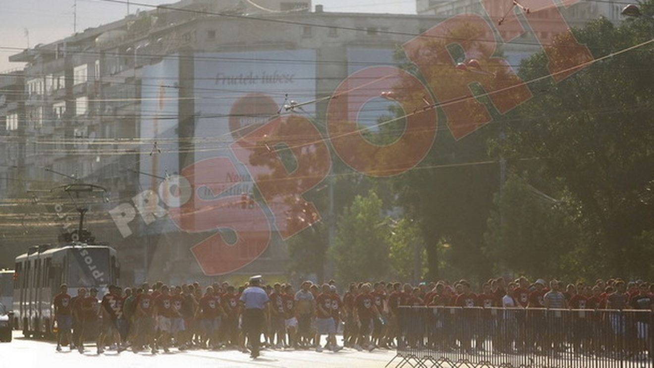 Fanii rapidiști, atacați cu pietre! Poliția a rețitut șase persoane