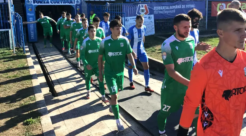 CSC Dumbrăvița, egala Corvinului și în acest sezon, acum la Hunedoara. Cosmin Stan: ”Am arătat ca o echipă solidă.” Jucătorul lăudat de antrenor