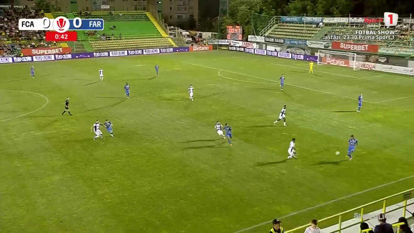 FC Argeș - Farul Constanța se joacă în etapa 5 din Superliga. Deschidere de score pe stadionul din Mioveni