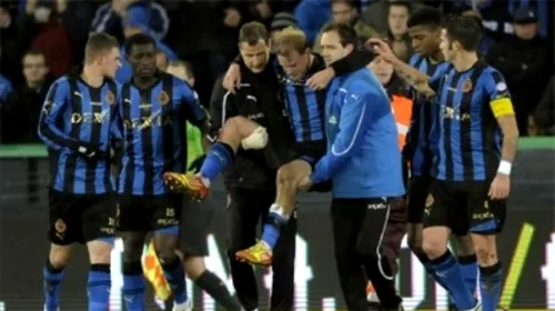 VIDEO TERIFIANT** Scene din SAW la un meci din Belgia! I-a trosnit tibia din senin! Îți trebuie curaj să dai click