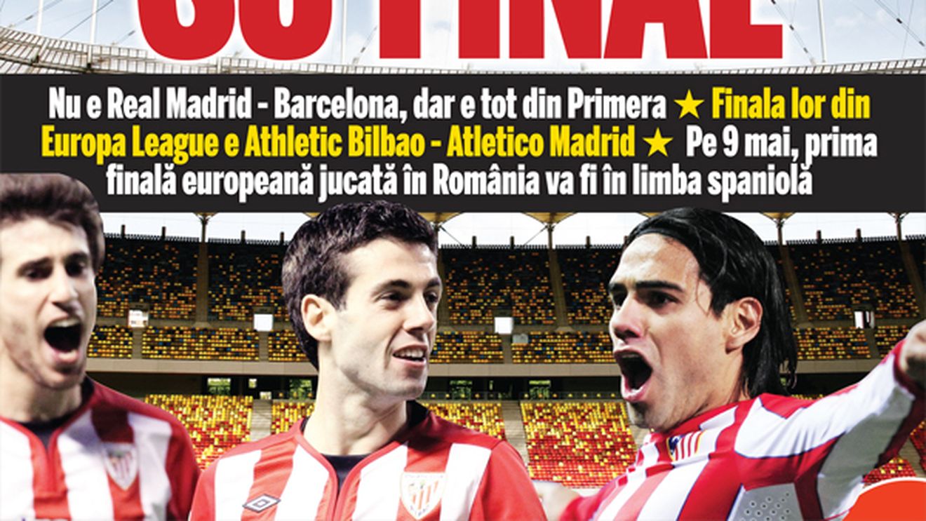 Bucureștiul, invadat de spanioli!** Athletic Bilbao - Atletico Madrid, finala Europa League de pe Național Arena
