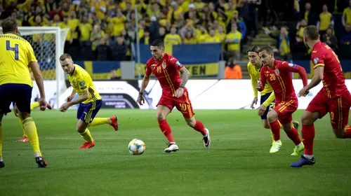 Analiza detaliată a meciului cu Suedia. Cum a pierdut România la debutul în preliminariile EURO și cine e fundașul omis de Contra care putea salva situația. „Poate veni și el”
