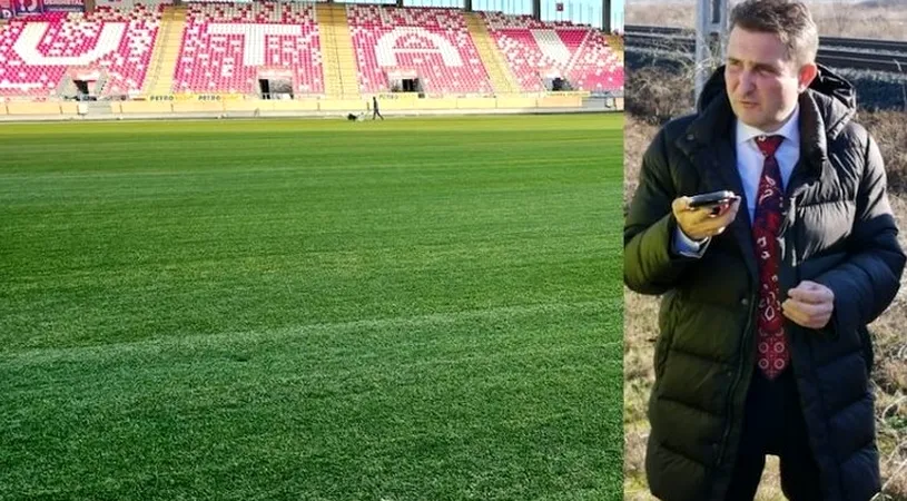 Ce se întâmplă cu noul gazon al stadionului pe care joacă UTA și ce spune primarul Aradului