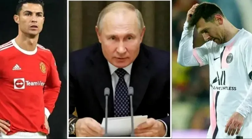 Leo Messi și Cristiano Ronaldo nu există pentru Vladimir Putin! Cine sunt cei trei fotbaliști care l-au impresionat pe durul președinte al Rusiei