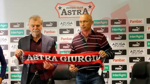 Astra, ca și eliminată din Europa. Protasov se concentrează pe lupta din Liga 1: „E momentul să câștigăm niște meciuri”