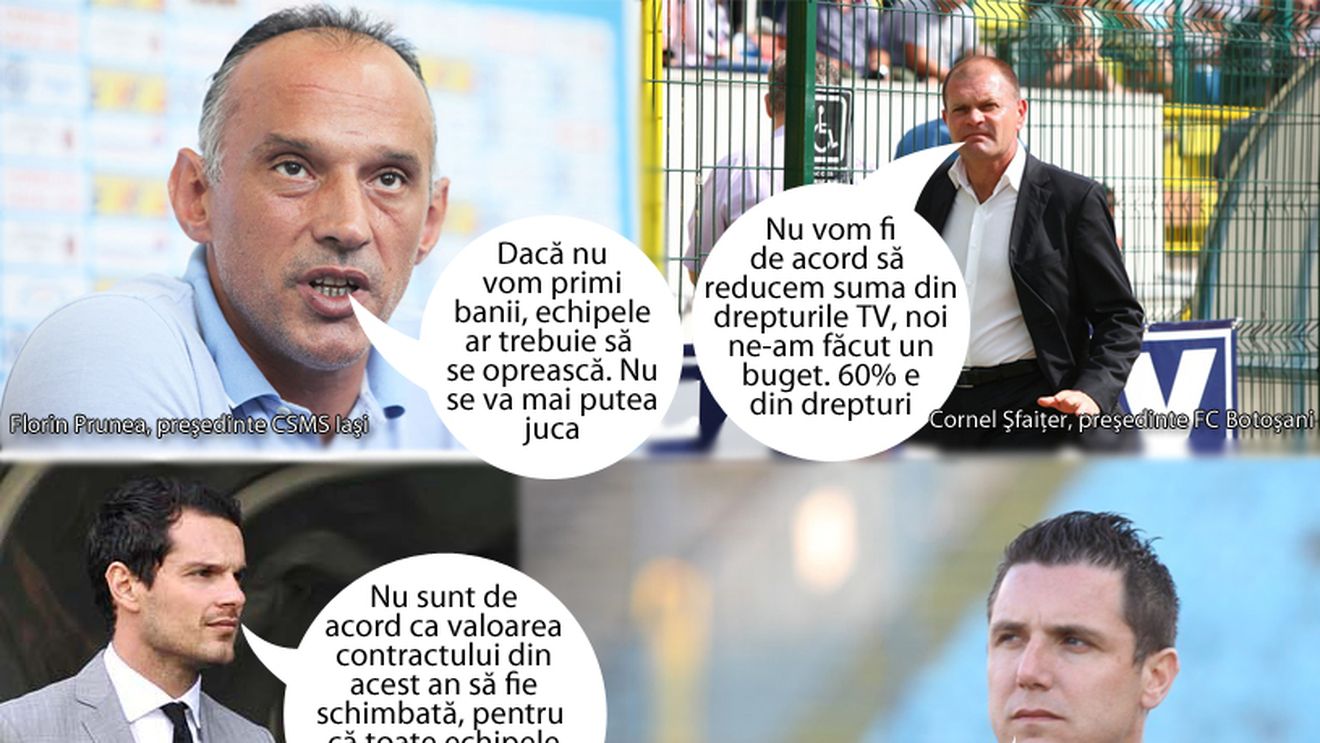 Cluburile din Liga 1 încă merg pe mâna lui Iorgulescu. Soluțiile de avarie pregătite de conducători dacă nu vor intra banii din drepturile TV. Apar semne că s-ar accepta și un contract mai mic