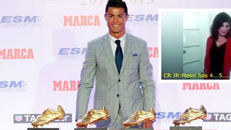 Obsesia Messi! VIDEO GENIAL | Ce a întrebat-o puștiul lui Ronaldo pe bunica sa la decernarea Ghetei de Aur. Dialog senzațional
