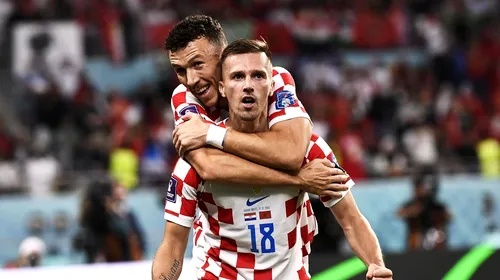 Mislav Orsic, reușită senzațională pentru Croația în finala mică a Campionatului Mondial. Bono, portarul Marocului, a fost doar spectator la șutul reușit de atacant | VIDEO
