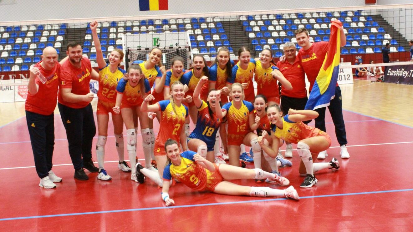 Conduse de „RoboCop”, voleibalistele junioare ale României au cucerit bronzul la Balcaniadă!
