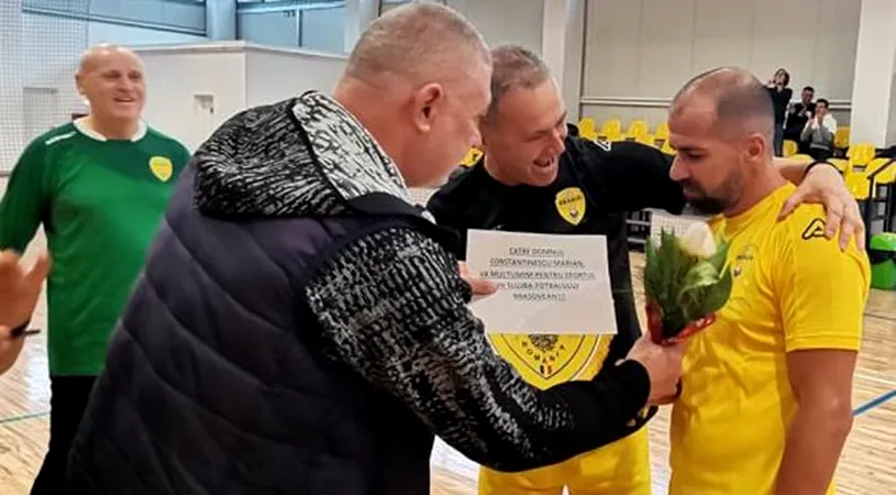 Antrenorii de la FC Brașov, peste conducere! ”Limoniu” Mărginean, tare-n fluier în jocul la care Marian Constantinescu a fost protagonistul unei glume