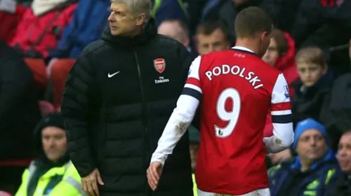 Podolski a pus tunurile pe Wenger, după împrumutul la Inter: „Nu aveam nevoie de flori și bezele, dar e vorba de respect”