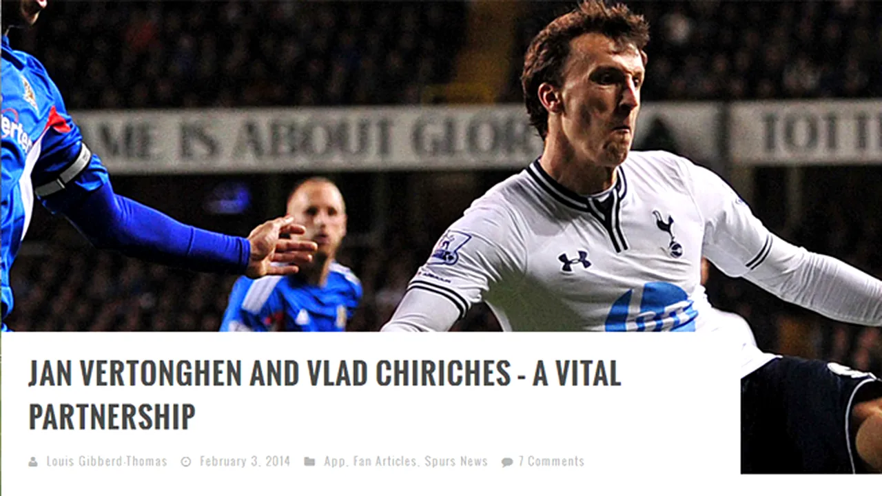 Chiricheș și Vertonghen, viitorul lui Tottenham în opinia fanilor: 