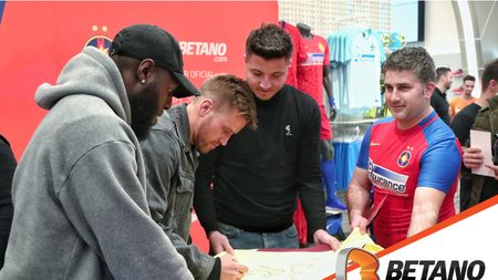 (P) Betano i-a adus pe Gnohere, Pintilii și Bălgrădean în mijlocul fanilor. FOTO & VIDEO