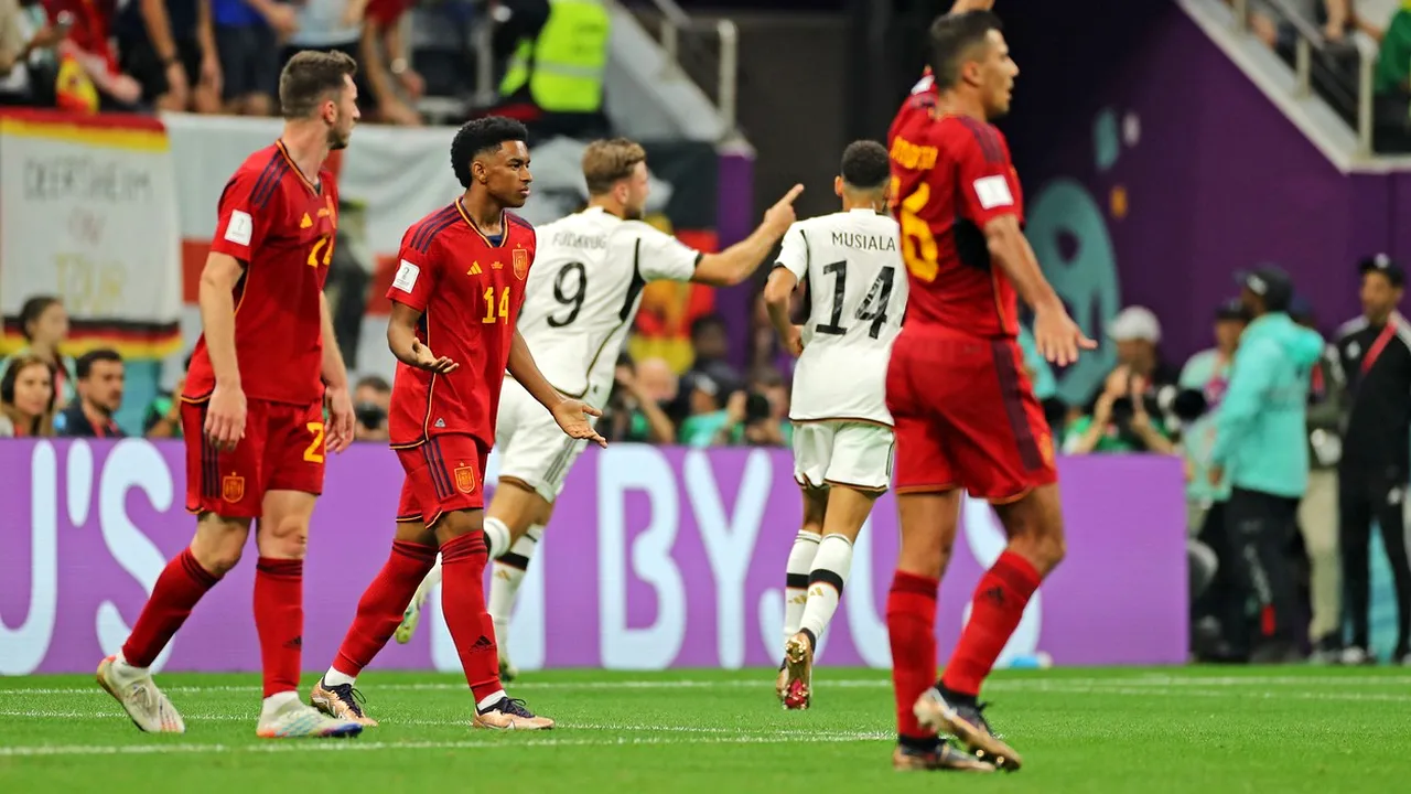 Spania - Germania 1-1, în Grupa E de la Campionatul Mondial din Qatar. Rezerva Fullkrug a adus un punct imens pentru nemți