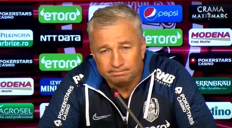 Alarmă la CFR Cluj! Dan Petrescu nu se poate baza pe golgeterul echipei și îi caută de urgență înlocuitor: „Nu vreau să mă gândesc ce va urma”