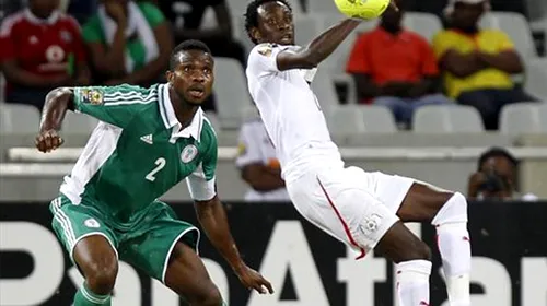 Cupa REMIZELOR Africii!** Nigeria a obținut doar un egal în confruntarea cu Burkina Faso. Traore a marcat cu două secunde înainte de final
