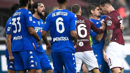 Răzvan Marin, implicat într-un scandal la finalul meciului lui Empoli! Un adversar i-a aplicat un cap în figură mijlocașului