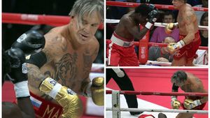 Actor celebru, 62 de ani - cum să faci KO un sportiv cu 33 de ani mai tânăr? DailyMail dezvăluie: "Seymour a fost ales pentru că 'e boxer profesionist, deci îl plătești să piardă', trăiește pe străzi și s-a profitat de el"