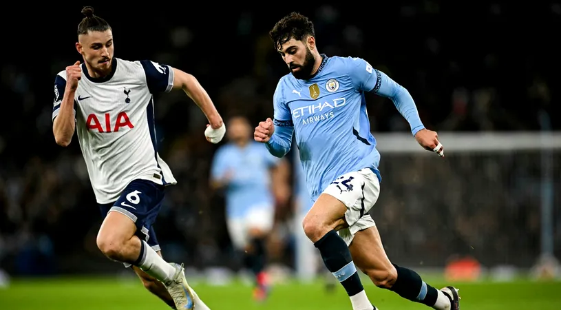 Englezii au avut nevoie doar de 45 de minute pentru a da verdictul despre Radu Drăgușin în Manchester City - Tottenham. Ce au scris britanicii despre român