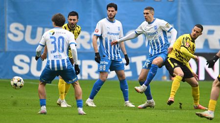 Universitatea Craiova - Metaloglobus 2-1, în etapa 29 din Superliga. Echipa lui Coelho este sigură că termină returul pe primul loc