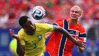 Live Brazilia – Norvegia. Trei schimbări după o oră de joc, nou-intratul ratează unu la unu cu portarul!