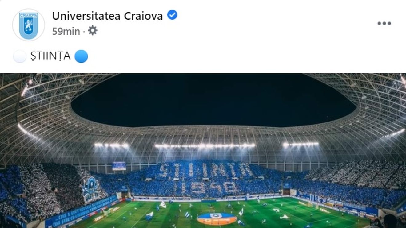 Război între Craiove! Ironia de pe rețelele sociale la adresa echipei patronate de Adrian Mititelu în timpul meciului cu Dinamo | FOTO