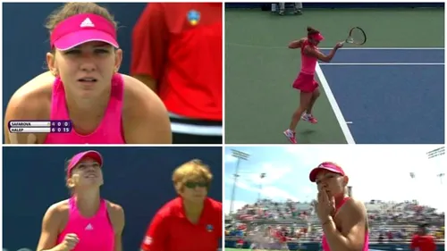 Halep s-a calificat în sferturi de finală la Cincinnati, după 6-4, 7-5 cu Safarova. High-class Simona