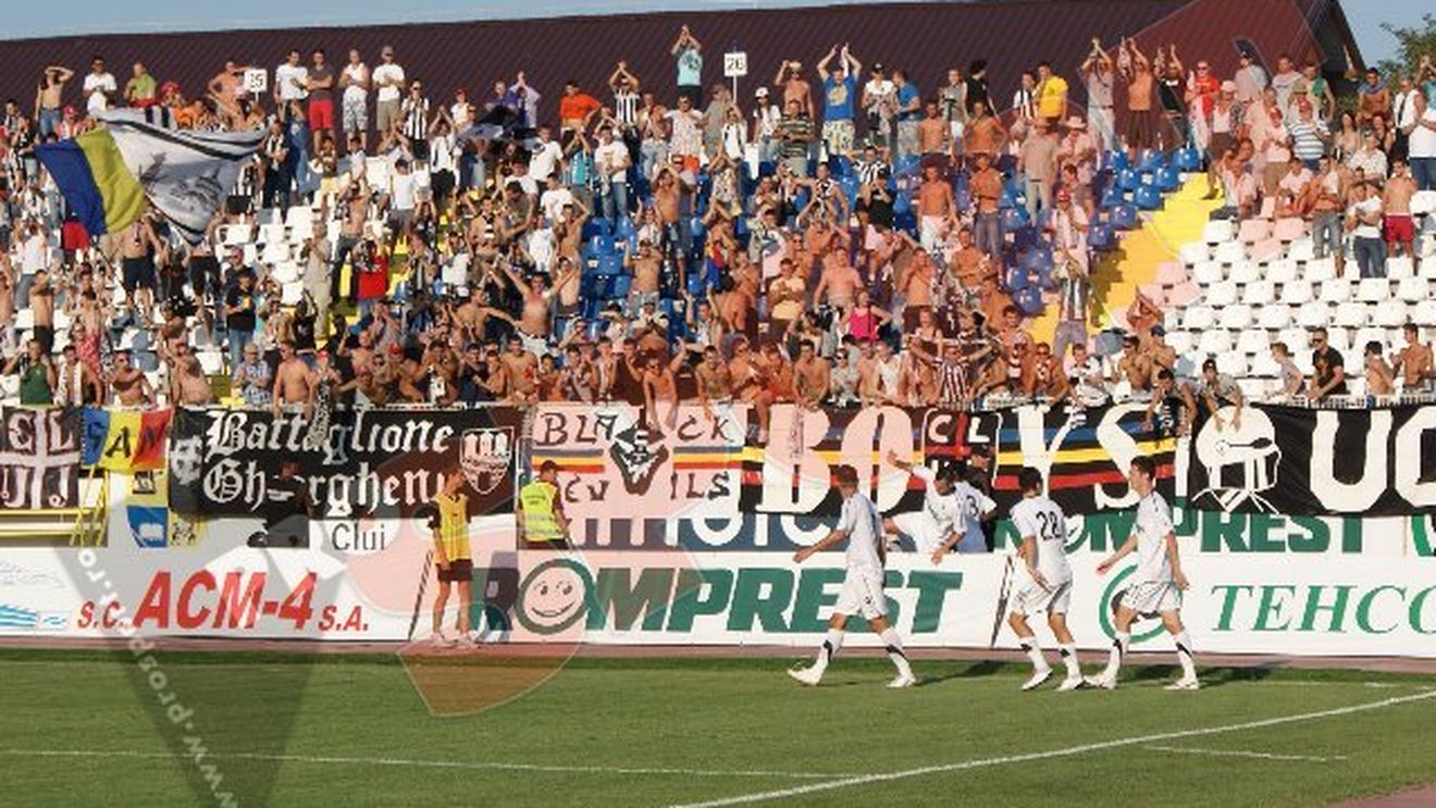 "U" peste CFR în clasament!U Cluj - Oțelul 2-1