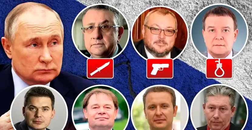 Cine sunt cei 7 oligarhi ruși care au fost asasinați de Putin. Cel puțin cinci dintre presupusele sinucideri au fost catalogate ca fiind suspecte