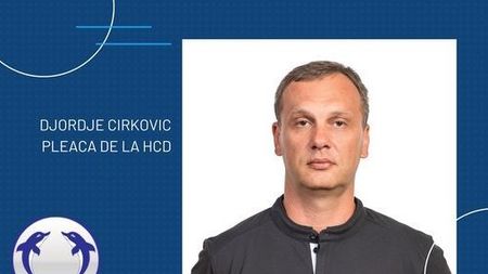 A ajuns pe locul 2 și a demisionat! Djordje Cirkovici părăseşte conducerea tehnică a echipei HC Dobrogea Sud Constanţa