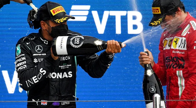 Nebunie în Formula 1, în Marele Premiu de la Soci! Ploaia a decis totul. Cum s-a impus Lewis Hamilton și a scris istorie în Rusia | VIDEO