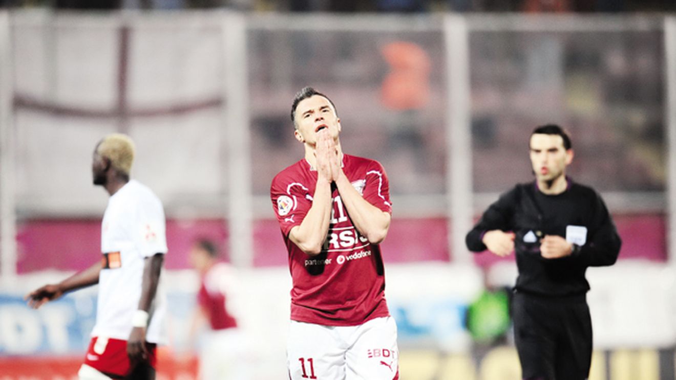 Repetenți în atac:** vârfurile Rapidului au uitat să înscrie!