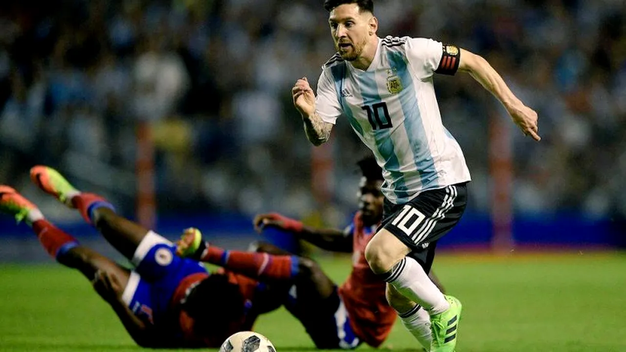 Messi-show! VIDEO | Argentinianul s-a distrat cu naționala din Haiti înainte de Mondial. Ce a reușit starul Barcelonei